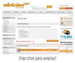 Envolver para regalo en tienda online