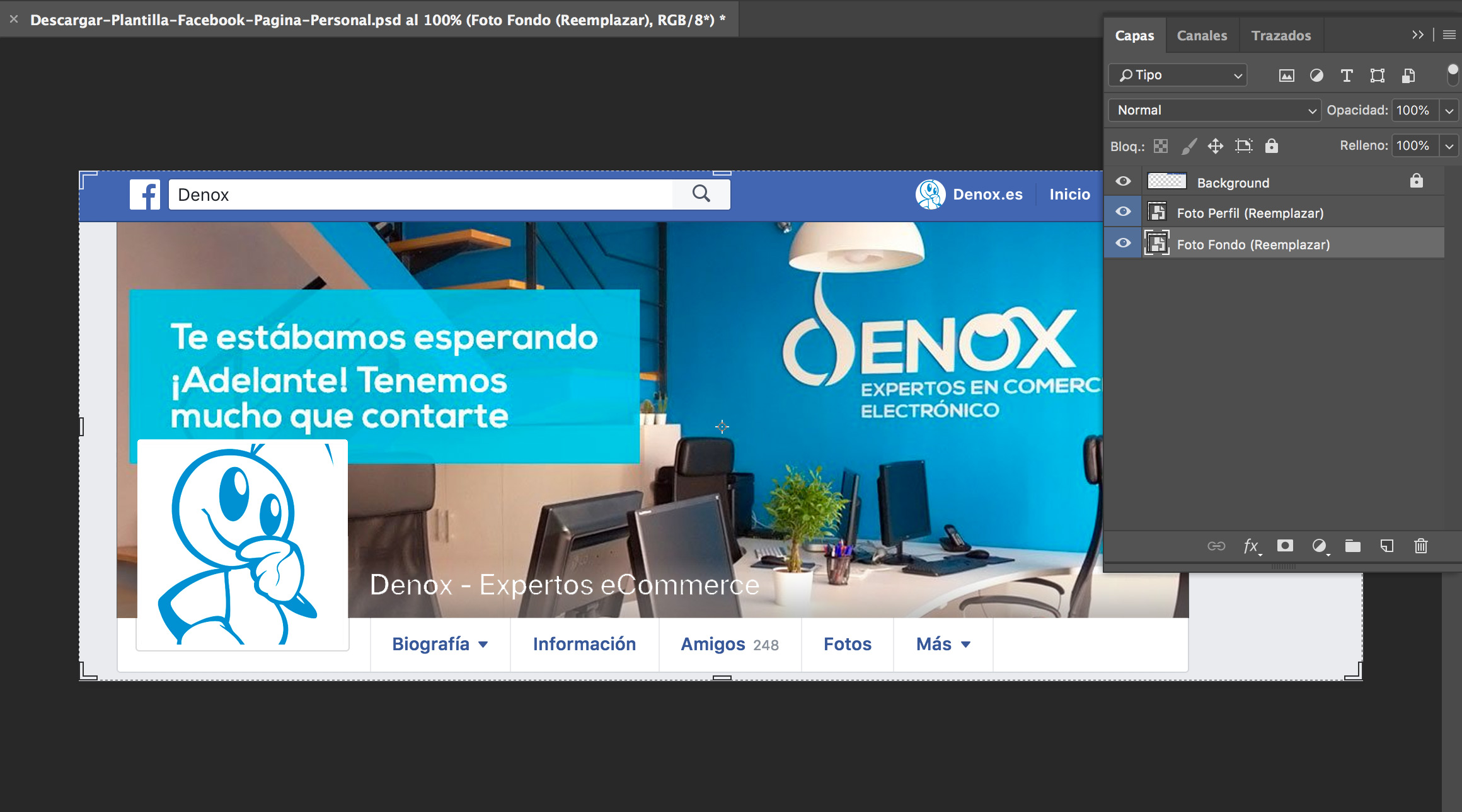 Descargar Plantilla crear portada Facebook【 2022 】 | Denox Denox