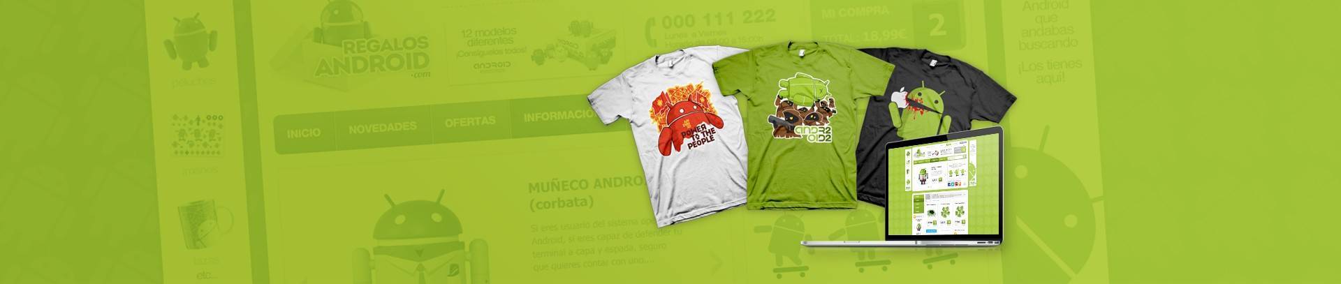 Regalos Android, merchandising para fans