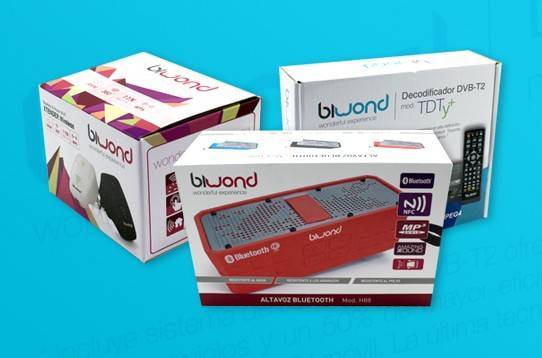 Biwond, packaging para productos de informática