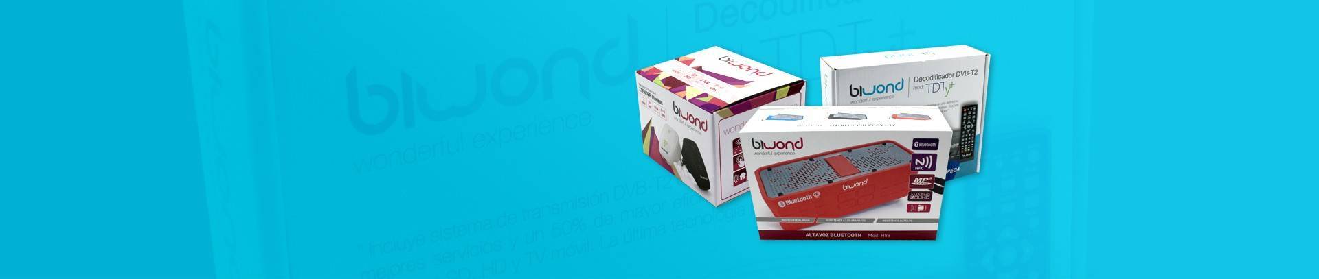 Biwond, packaging para productos de informática